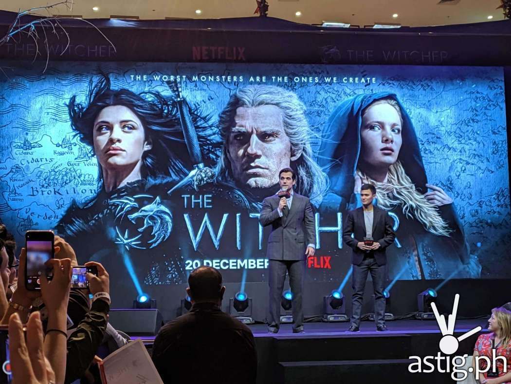 Henry Cavill as "The Witcher" in Manila