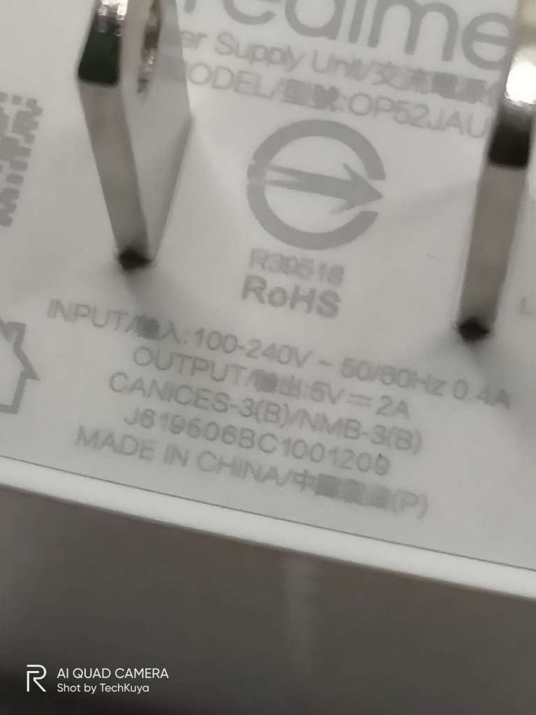 Close-up / macro comparison (macro camera) - Realme 5i