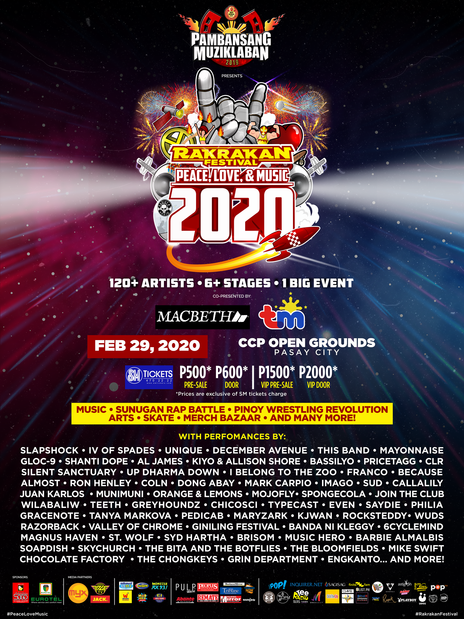 RAKRAKAN 2020 full lineup: All the bands and performers in this year's ...