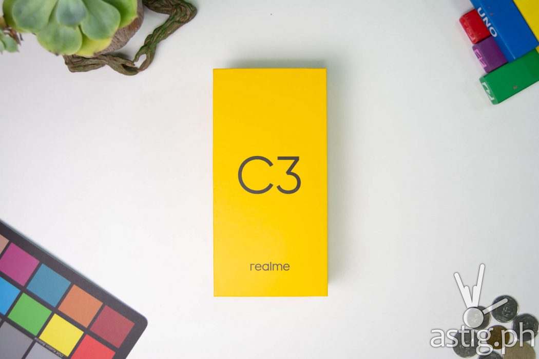 Box flatlay - Realme C3 Philippines