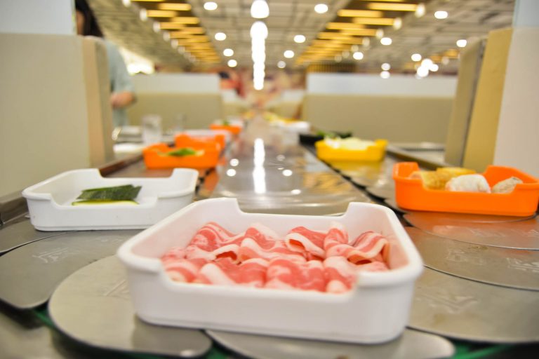 Conveyor belt - Hosaku International Buffet Philippines SM North Tower 2