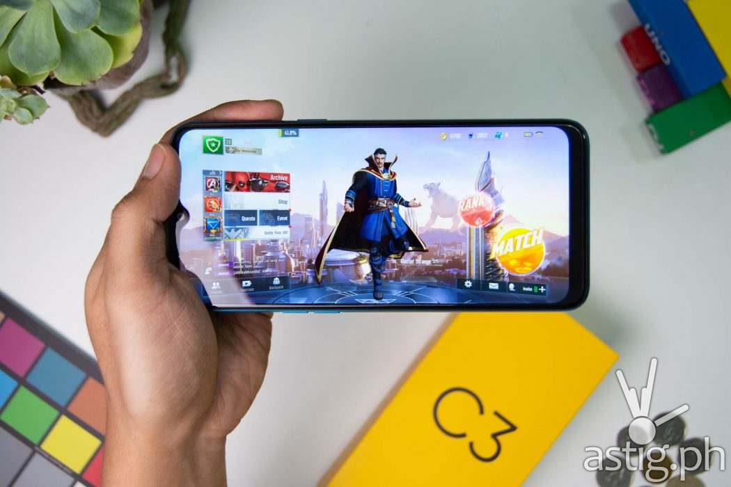 Gaming handheld (Marvel Super War) - Realme C3 Philippines