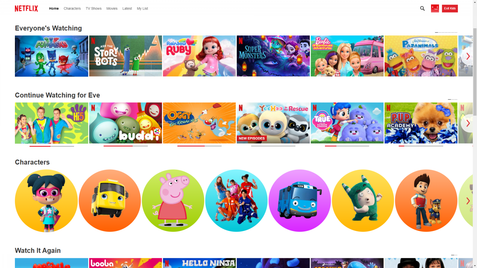 kids programs on netflix