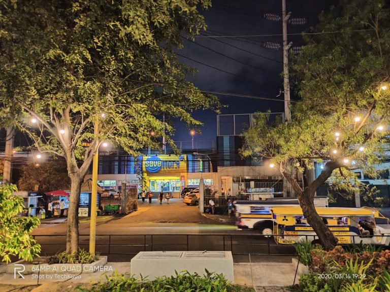 City night mode wide sample photo - Realme 6 (Philippines)