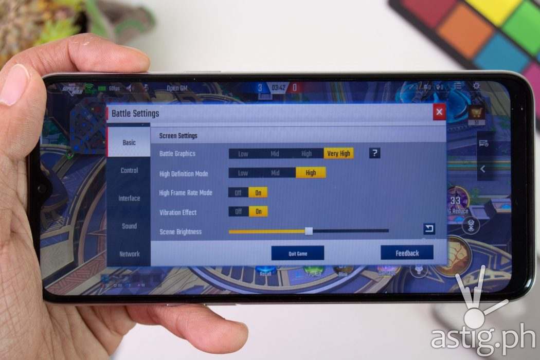Gaming test Marvel Super War at maximum graphics settings - realme 6i (Philippines)