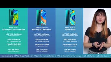 Redmi Note 9, Redmi Note 9 Pro Redmi Note 9S comparison - Philippine launch