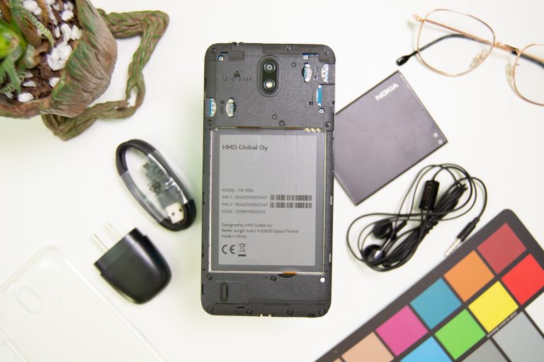 Uncovered back flatlay - Nokia C2 (Philippines)