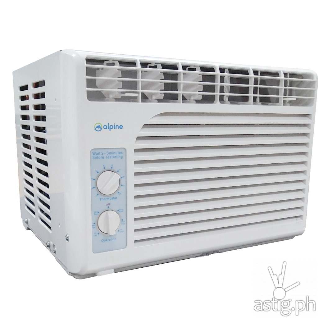 Front - Alpine BW-5MJ09A Window Type Air Conditioner 0.5HP