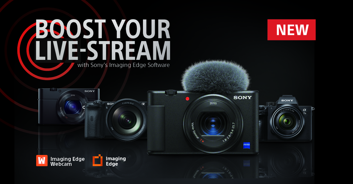 Sony Imaging Edge. Sony Malaysia. Imaging Edge webcam. Sony Imaging Edge desktop.