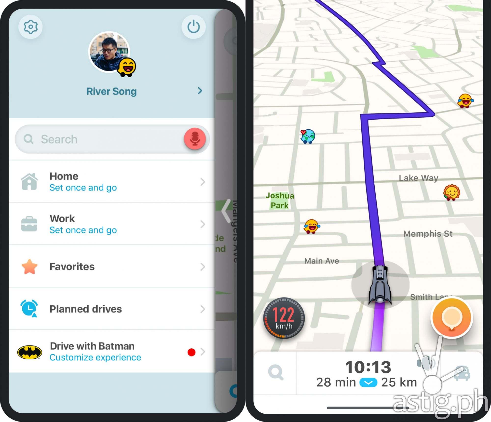 Batman Riddler Waze