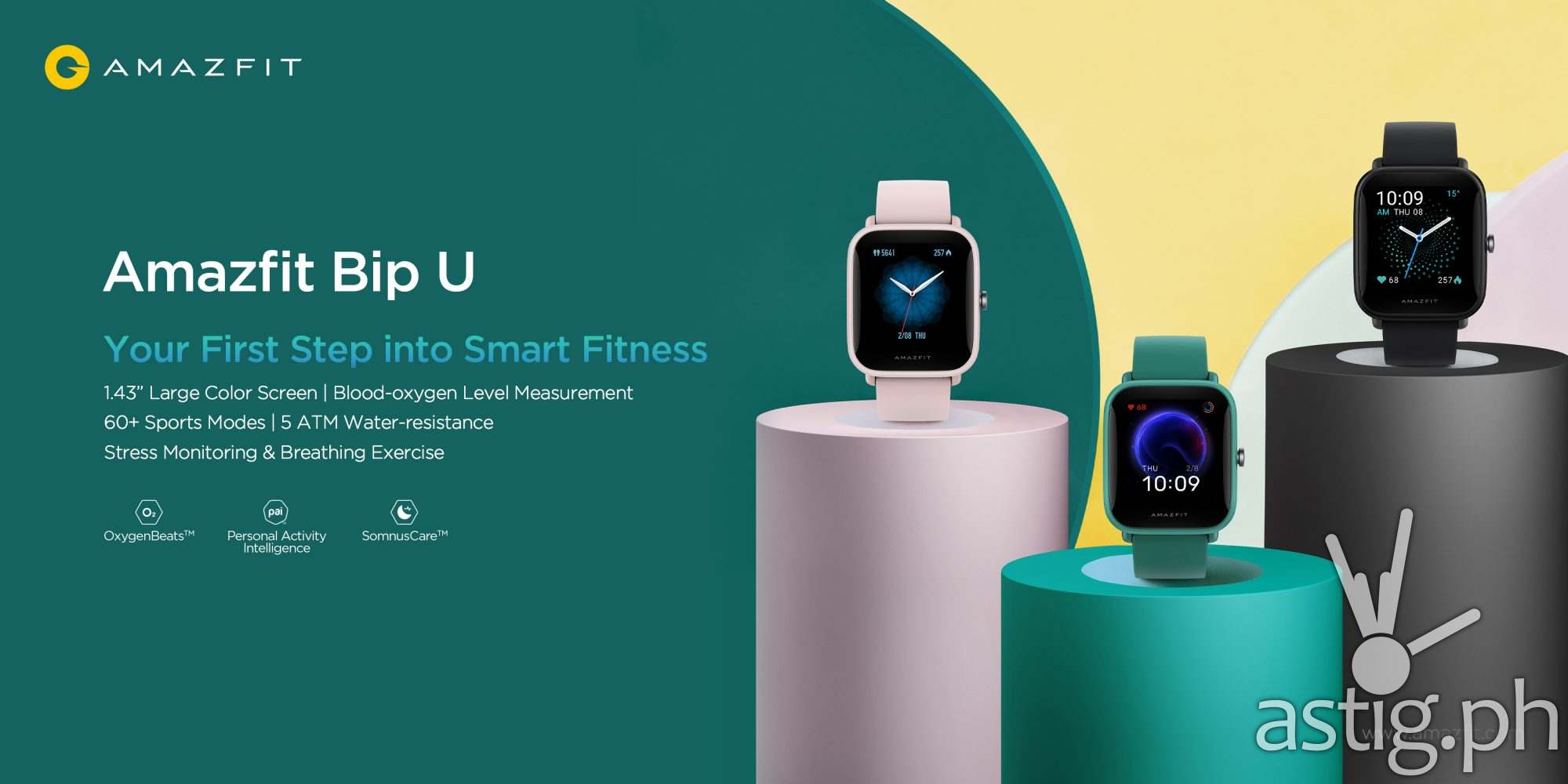 Step into smart fitness with Amazfit Bip U, to launch exclusively on Shopee starting November 23
