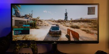 Cyberpunk 20177 gaming - LG 25UM58 UltraWide Monitor (Philippines)