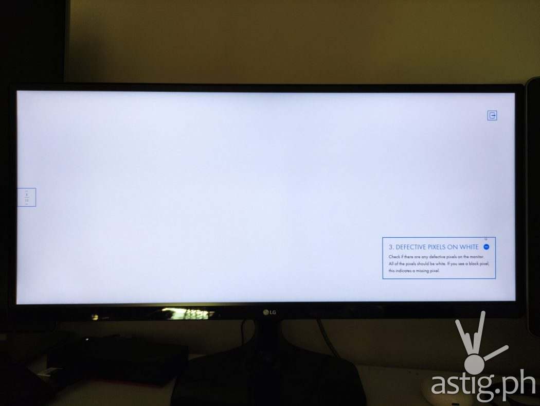 Eizo display test - LG 25UM58 UltraWide monitor