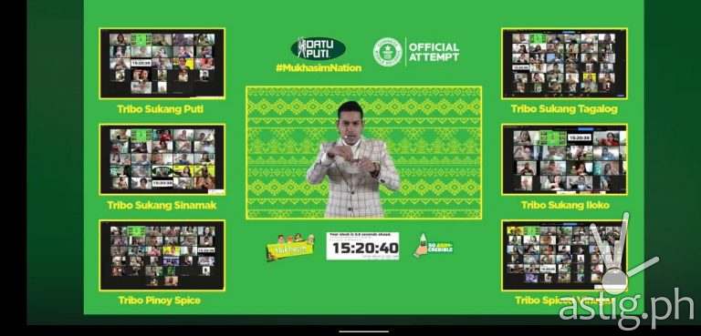 Participants were divided into six Tribo Breakout Rooms namely Tribo Sukang Puti, Tribo Sukang Sinamak, Tribo Pinoy Spice, Tribo Sukang Tagalog, Tribo Sukang Iloko, and Tribo Spiced Vinegar. This is to ensure that everyone is seen during the Official Guinness World Records™ Attempt.