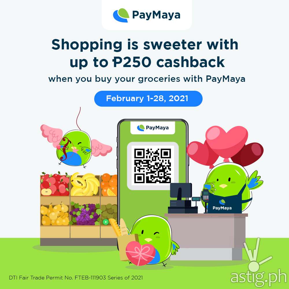 PayMaya cashless grocery Philippines