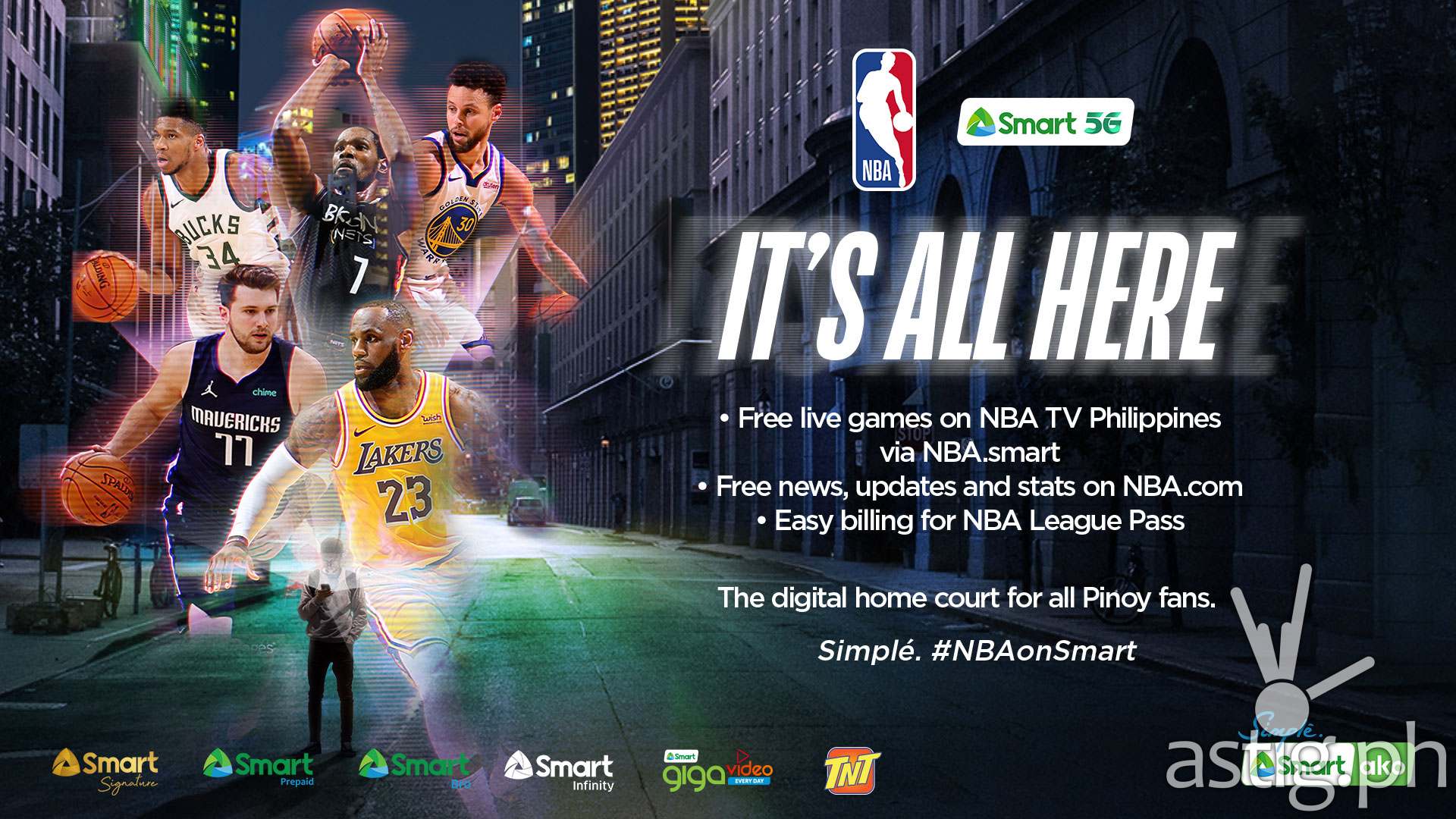 NBA, SMART launch free live streaming service for prepaid subscribers