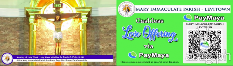 Online Visita Iglesia - PayMaya