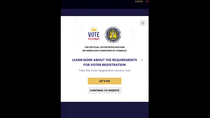 Vote Pilipinas - Registration Tool