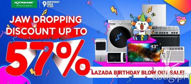 XTREME Appliances x Lazada 9th Birthday Blowout Sale