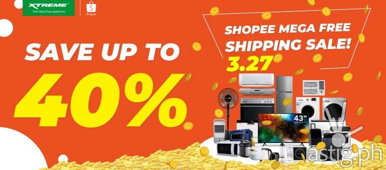 XTREME Appliances x Shopee Mega Free Shipping Sale