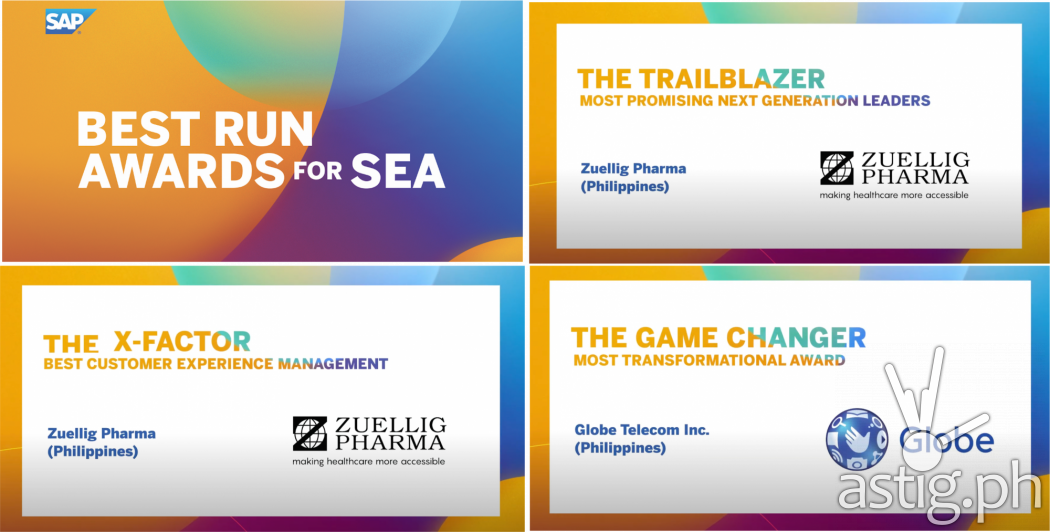 Best Run Awards in PH - Globe Telecom and Zuellig Pharma