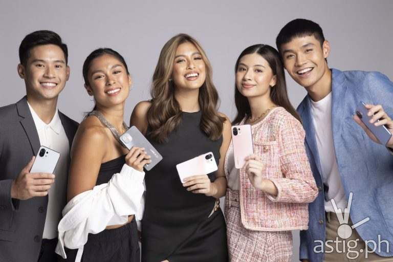 It girl Gabbi Garcia (third from left) is ready to take on the challenge with the Xiaomi Lite Style Crew (L-R) Brad Go, Bella Braza, Sofia Jahrling, and Vince Marcelo.