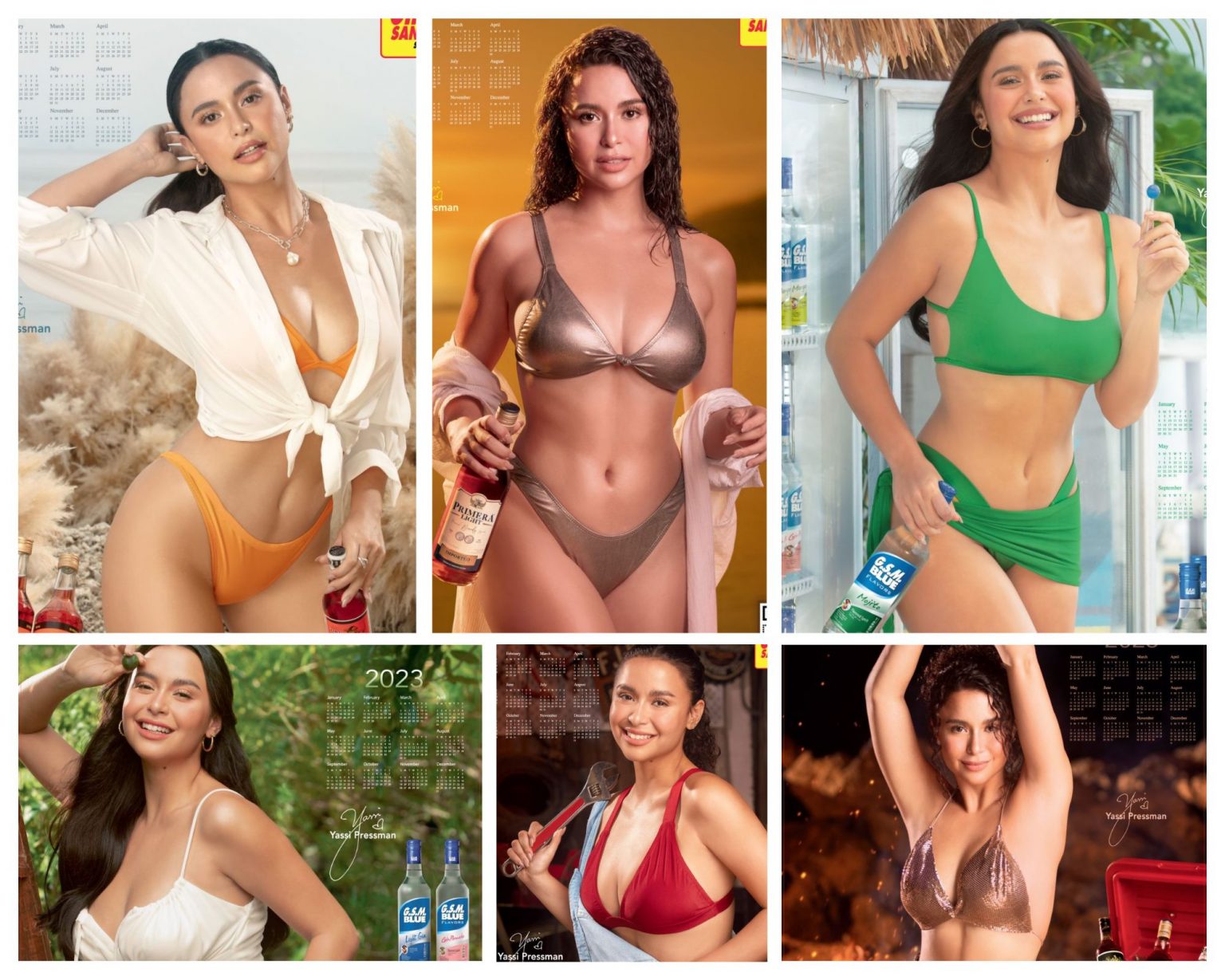 LOOK Yassi Pressman Ginebra San Miguel Calendar Girl 2023 complete