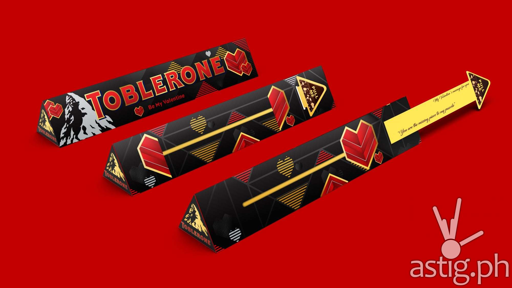 Give a Thoughtful Gift this Valentine's with the Limited-Edition Toblerone Love Cards