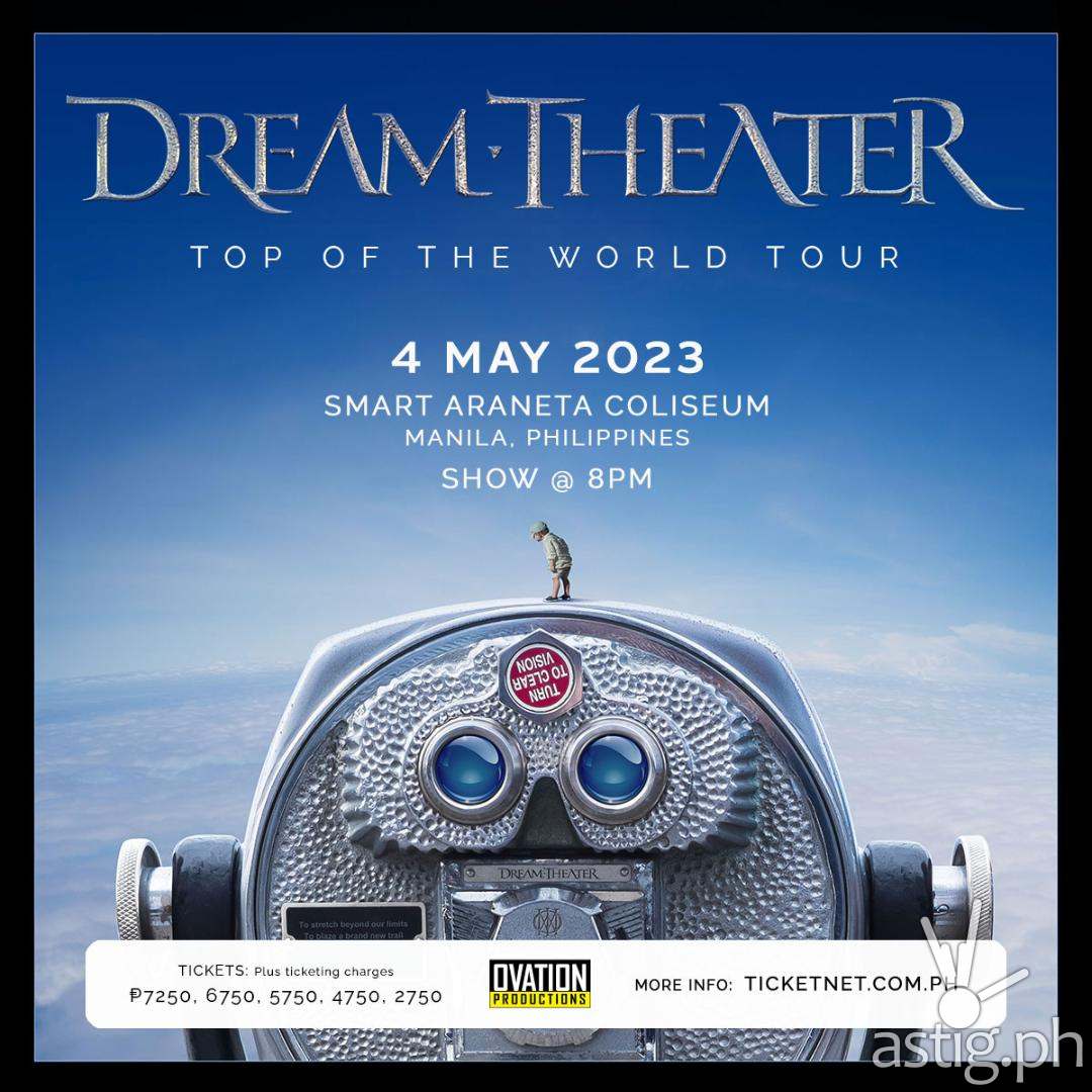 Rock Band Dream Theater To Hold Manila Concert as Part of World Tour
