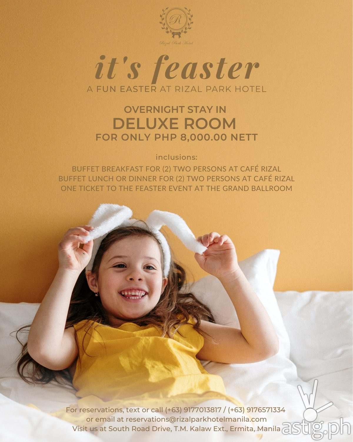 Feater: A Fun Easter at Rizal Park Hotel [event]
