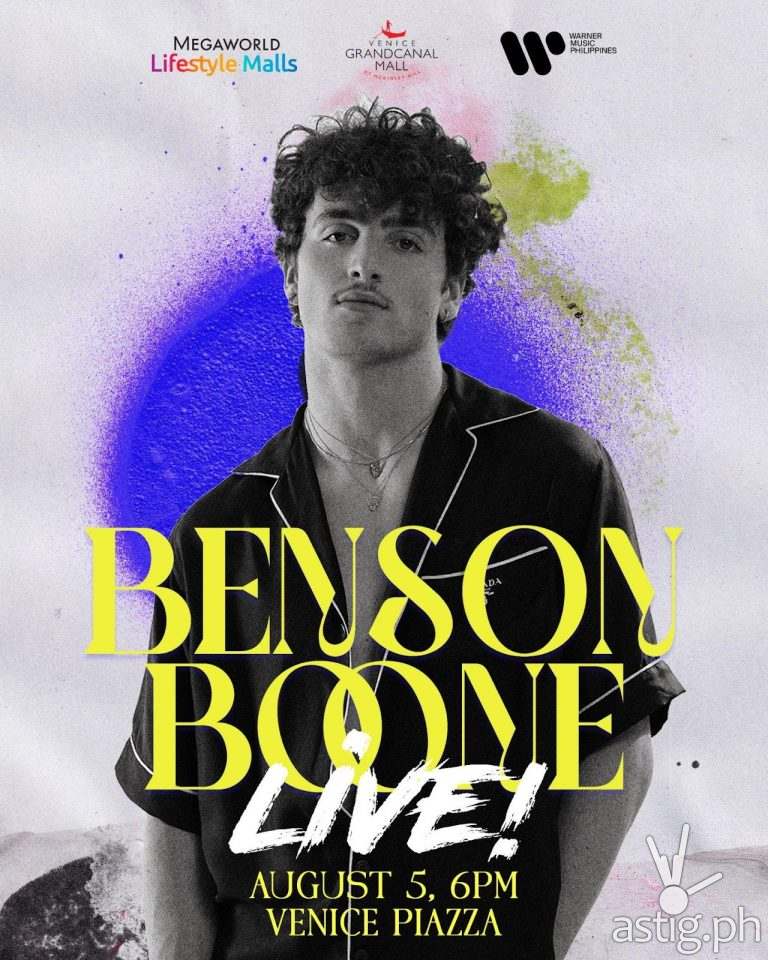 Get Swooned by Rising Star Benson Boone at Venice Piazza ASTIG