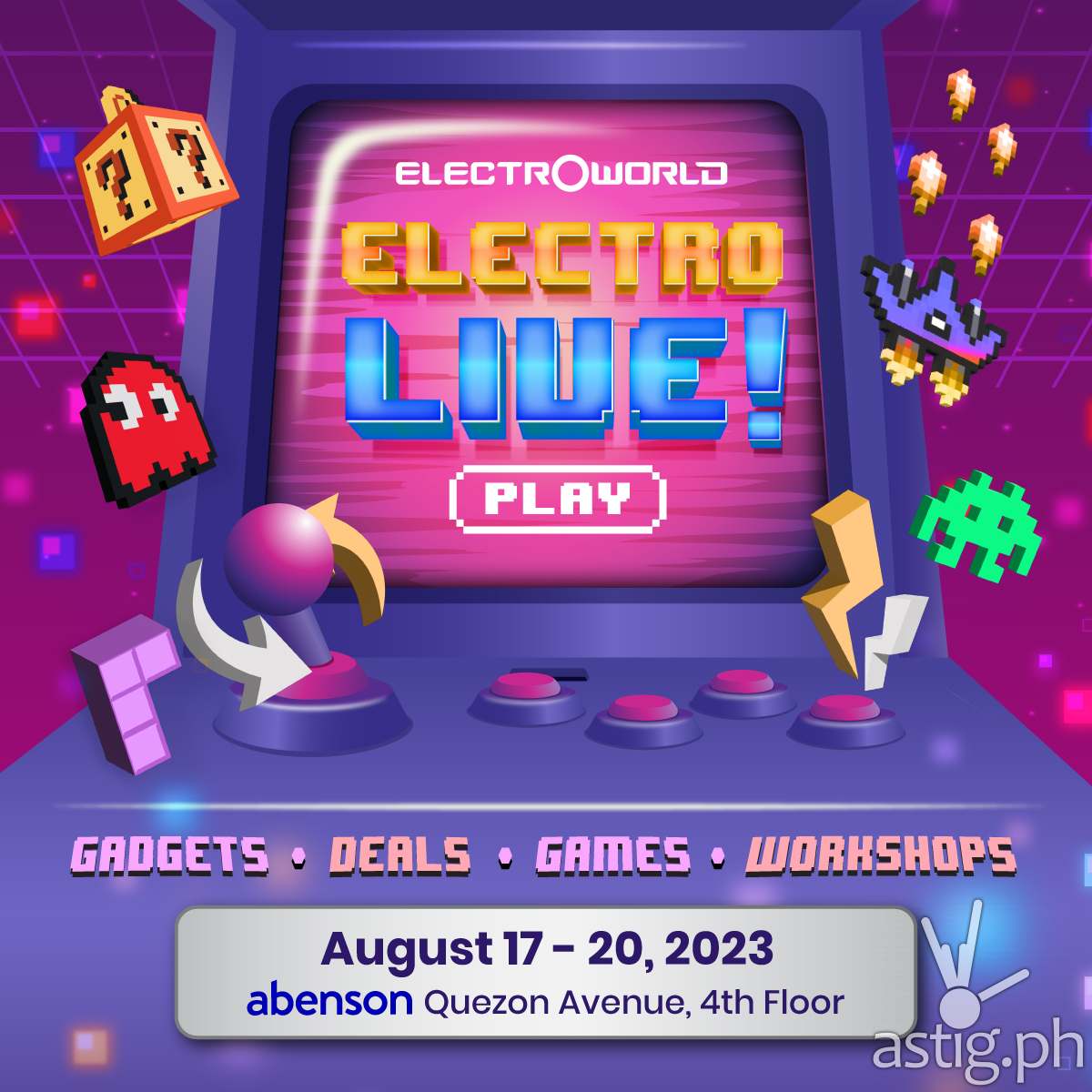 Electroworld Electro Live: Workshops, games, content creation, and more [event]