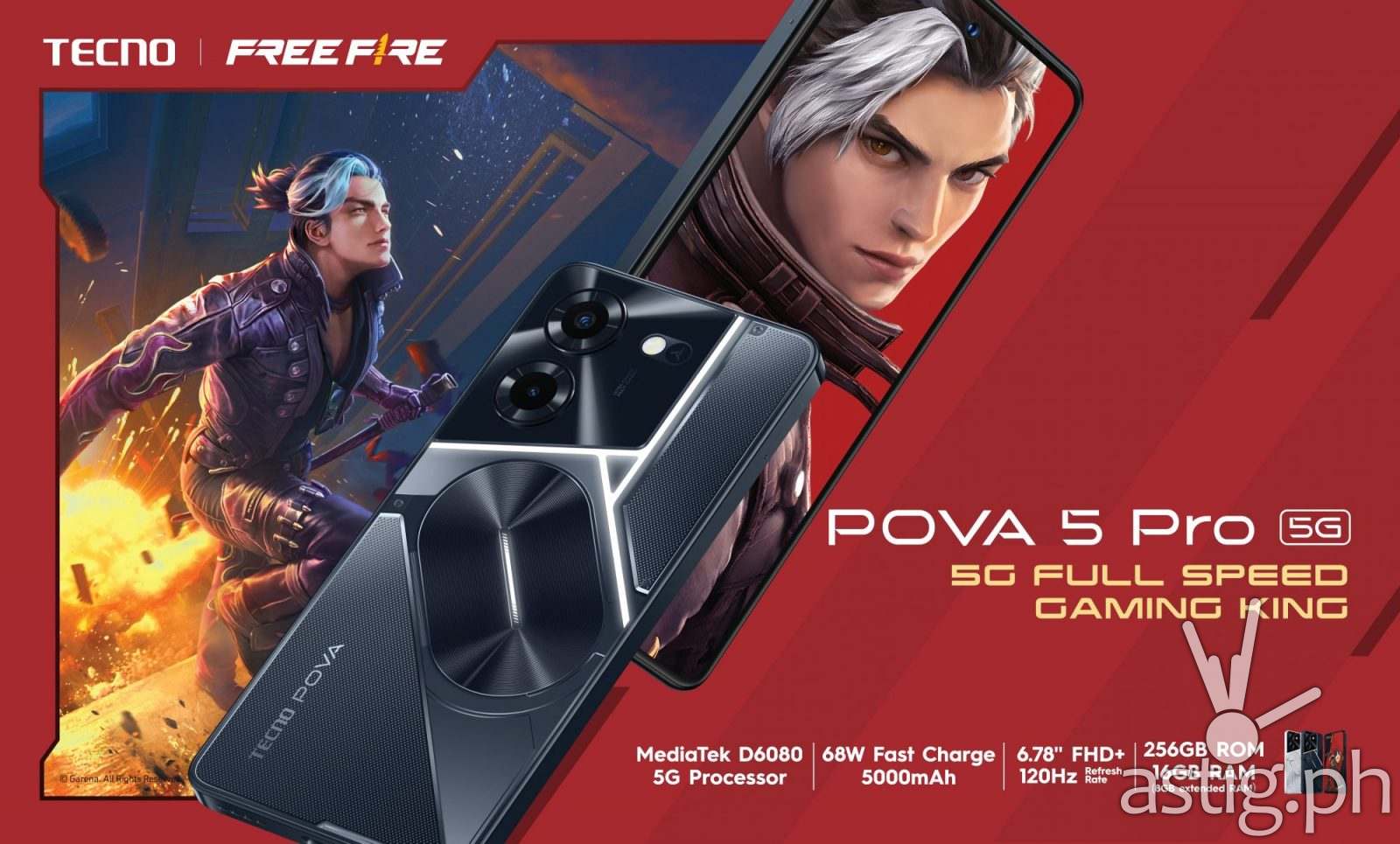 TECNO POVA 5 Pro 5G: Budget gaming phone with LED back design launched ...