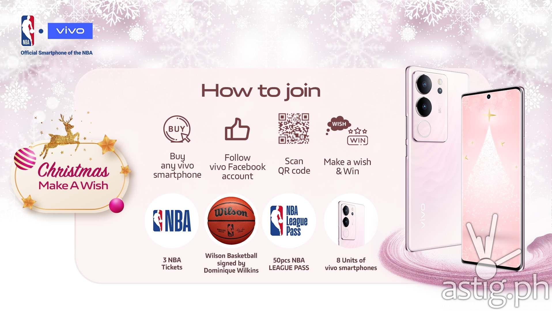 Win NBA tickets, vivo phones in 'Christmas Make A Wish' raffle promo