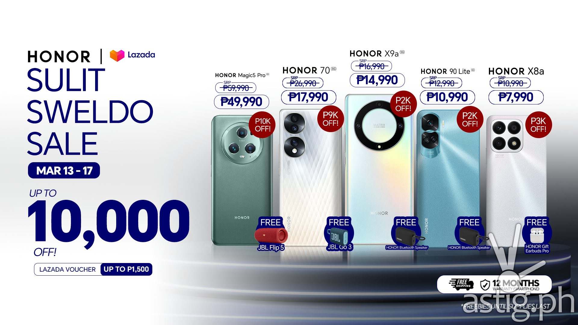 HONOR Lazada Sulit Sweldo Sale: up to PHP10,000 off [deals] | ASTIG.PH