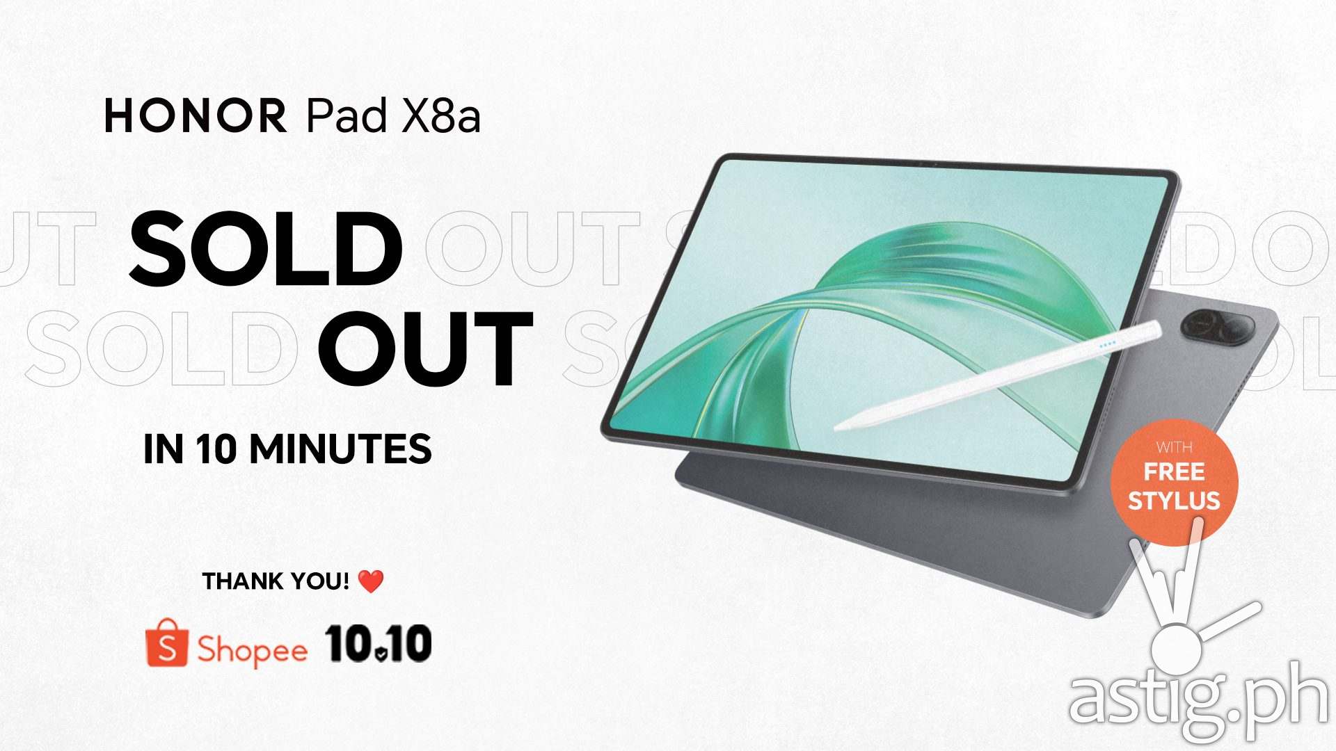 SOLD OUT in 10 minutes: HONOR Pad X8a budget Android tablet at P6,999