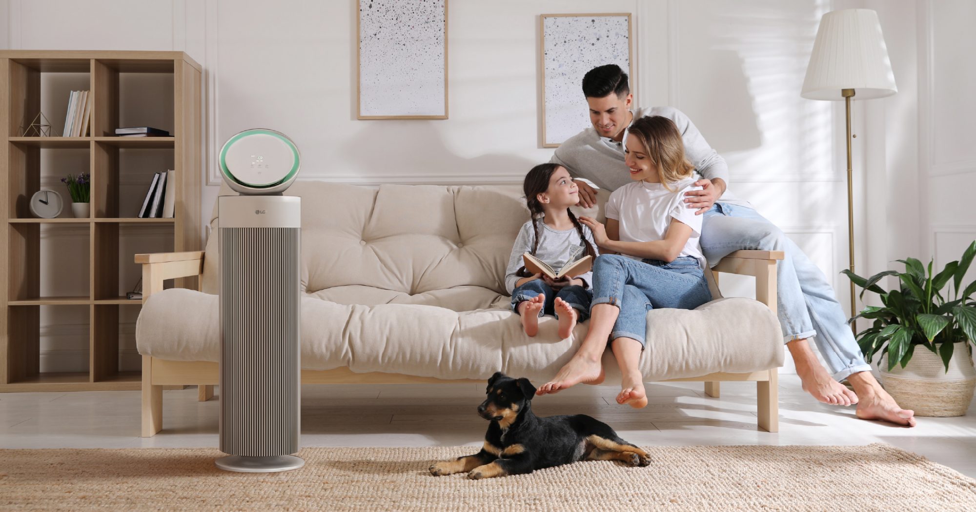 LG made an air purifier specifically for homes with pets — and it cuts energy use by half