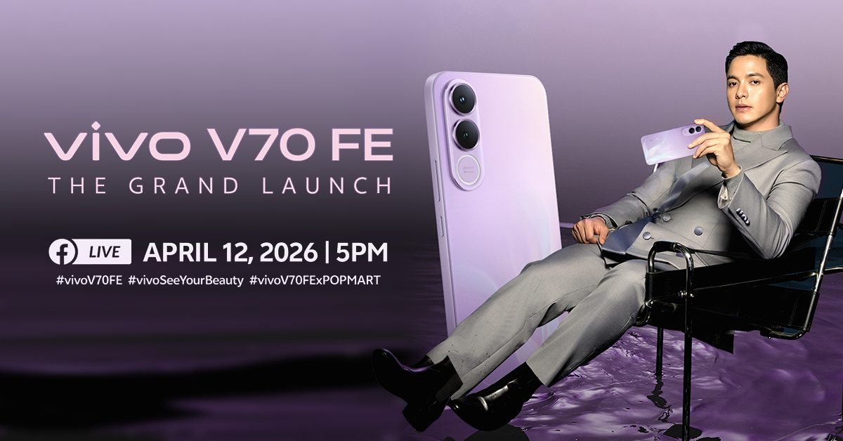 Watch vivo's V70 FE launch livestream tomorrow and you could win one — with Alden Richards hosting