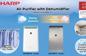 Sharp Air Purifier with Dehumidifier