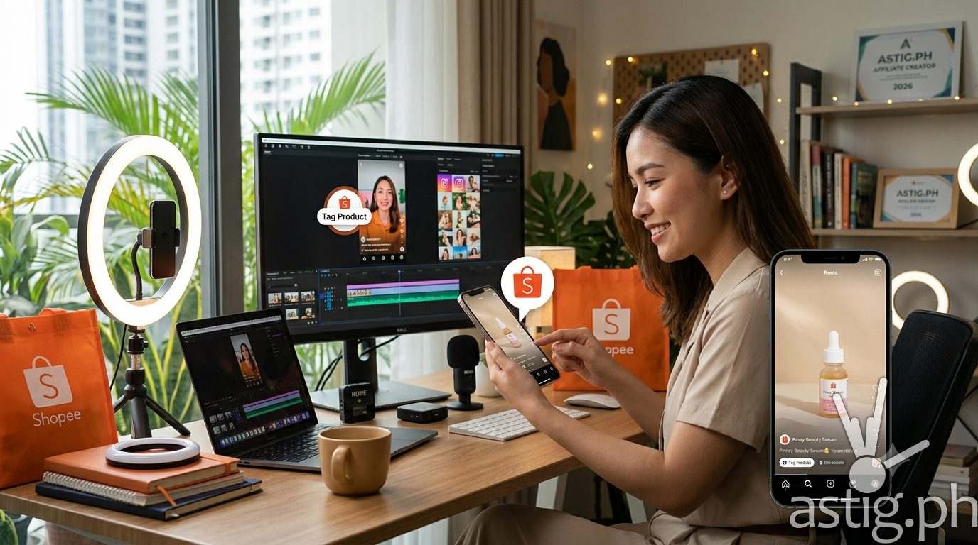 Pinoys can now tag Shopee products directly on Instagram Reels to earn commissions