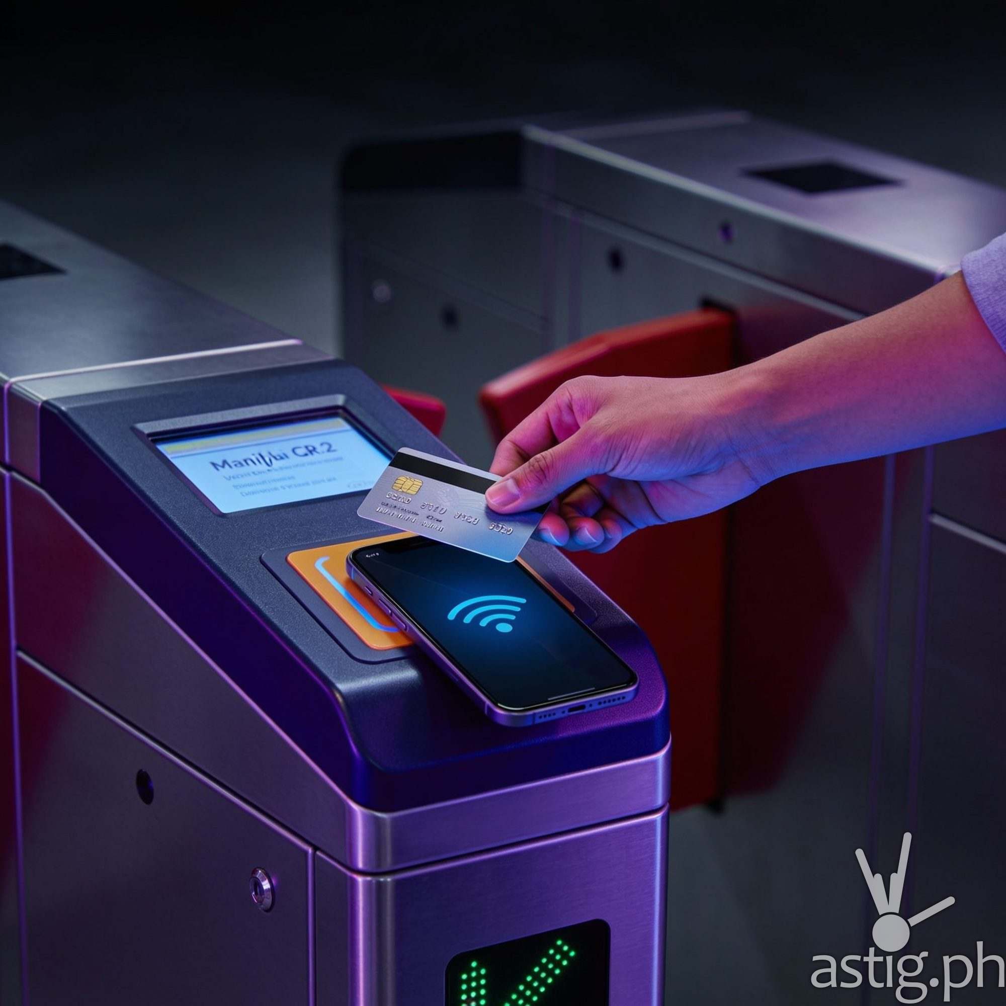 You can now tap Visa, Mastercard, or your phone to pay LRT-2 fares