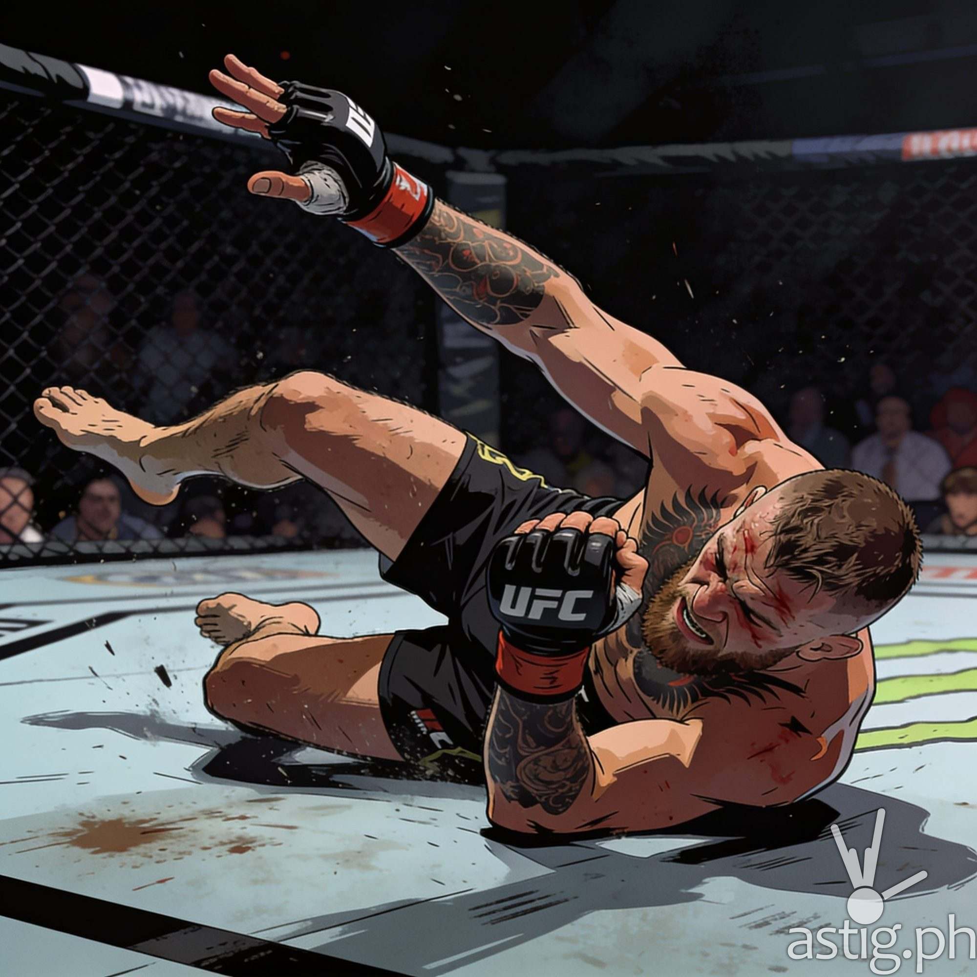 Conor McGregor’s UFC comeback ends in 69 seconds with knee injury loss to Max Holloway