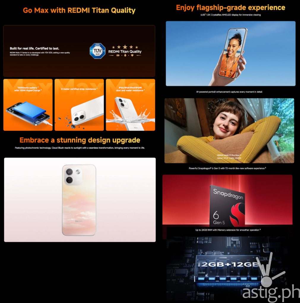 Official Redmi Note 17 Pro Max features teaser