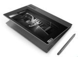 ThinkBook Plus is a dual-screen laptop with an e-ink display cover