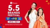 Shopee treats us to incredible discounts for their Shopee 5.5 Brands Festival