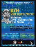 11th Don Tomas Mapua National Civil Engineering Quiz Show [event]