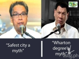Duterte challenges Roxas to a gun fight instead of a slapping match
