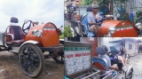 Balut vendor shows off their ‘drum car’ invention in Noli de Castro’s “KBYN: Kaagapay ng Bayan”