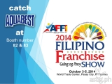 Aquabest joins 2014 Filipino Franchise Show