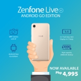 ZenFone Live L1: Entry-level Android GO phone launched at P4995